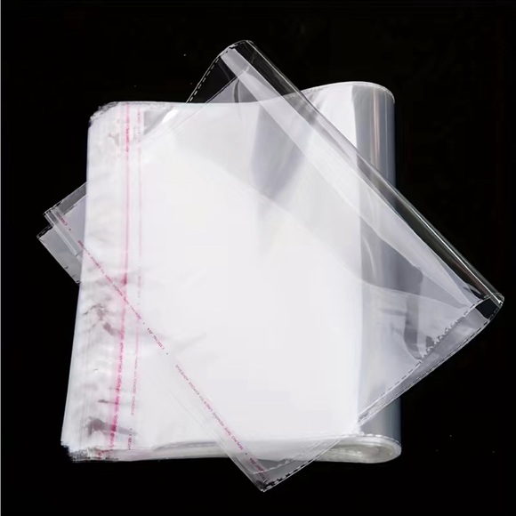 10 Clear Poly Bags - Picture 1 of 3